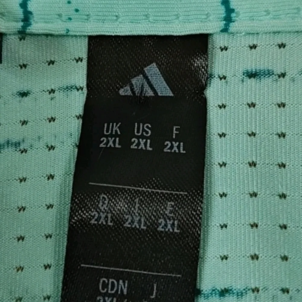 Adidas Golf Ultimate Mesh Polo Shirt Sz 2X Semi Flash Aqua Tennis Pickleball Nwt